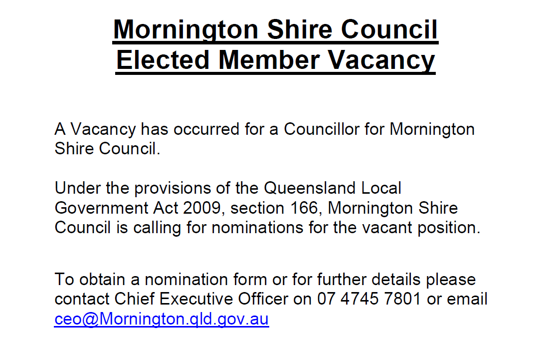 Elected Member Nomination