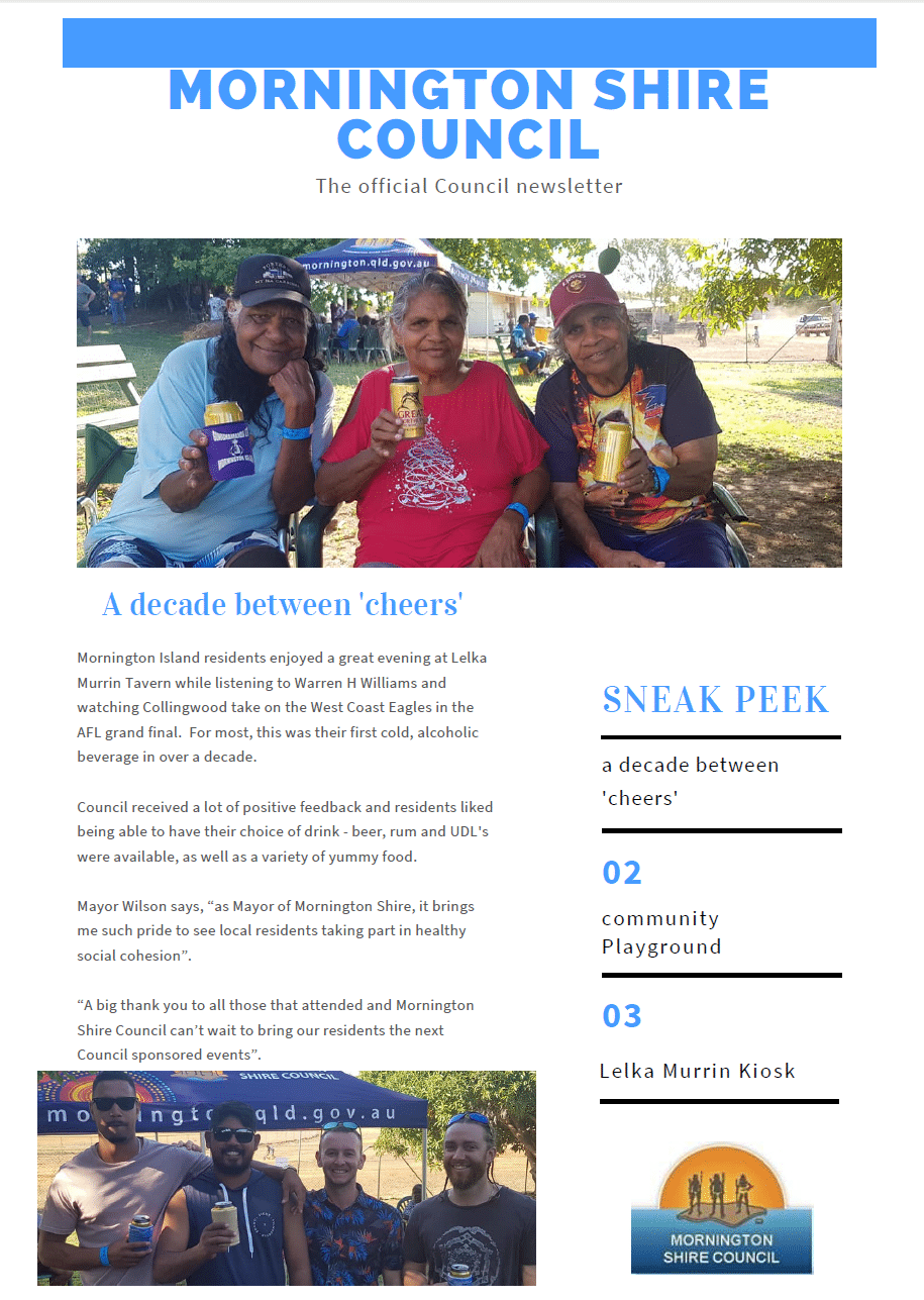 Mornington Shire Council Newsletter